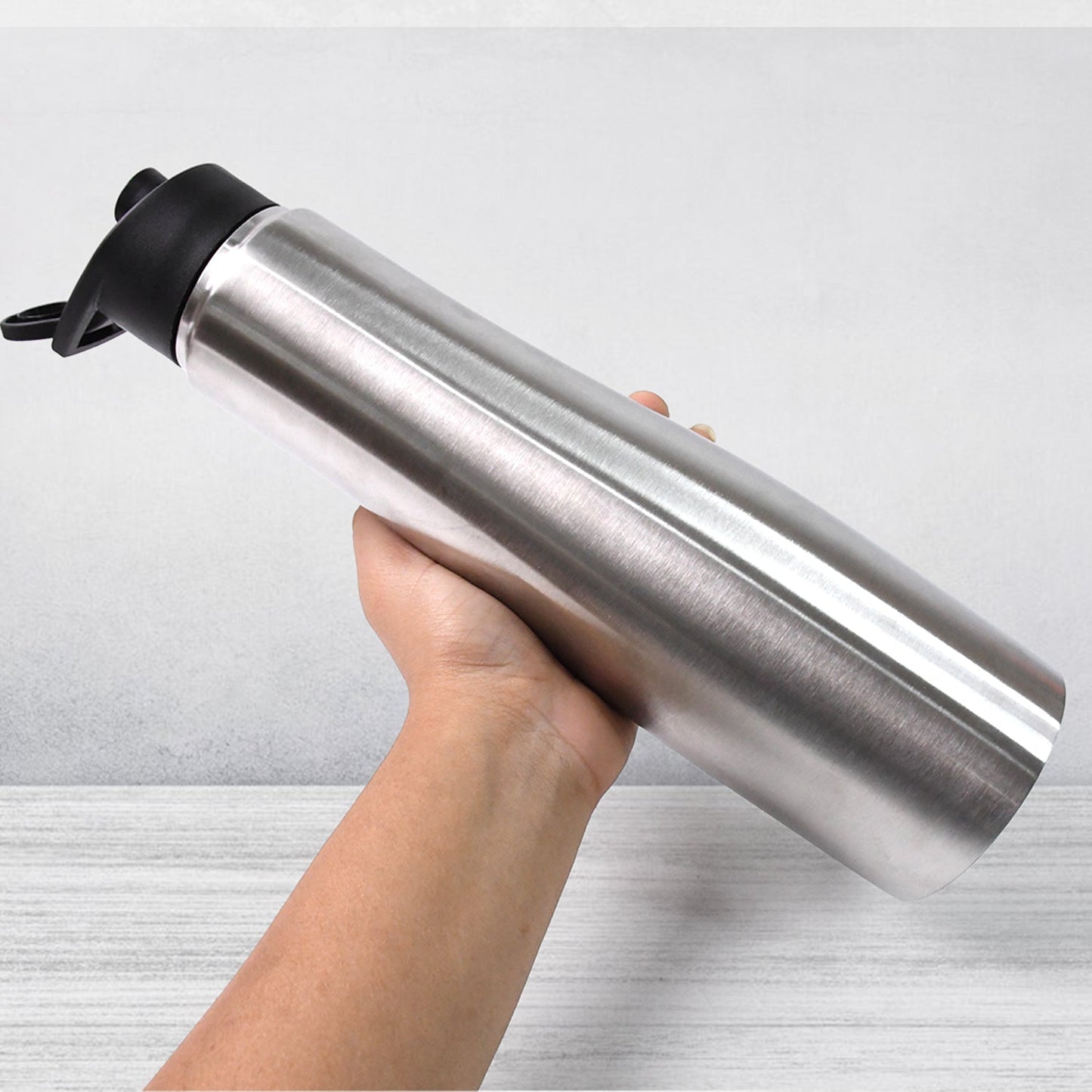 Stainless Steel Double Wall Vacuum-Insulated Drink Water Bottle (1000 ML) Signature kart