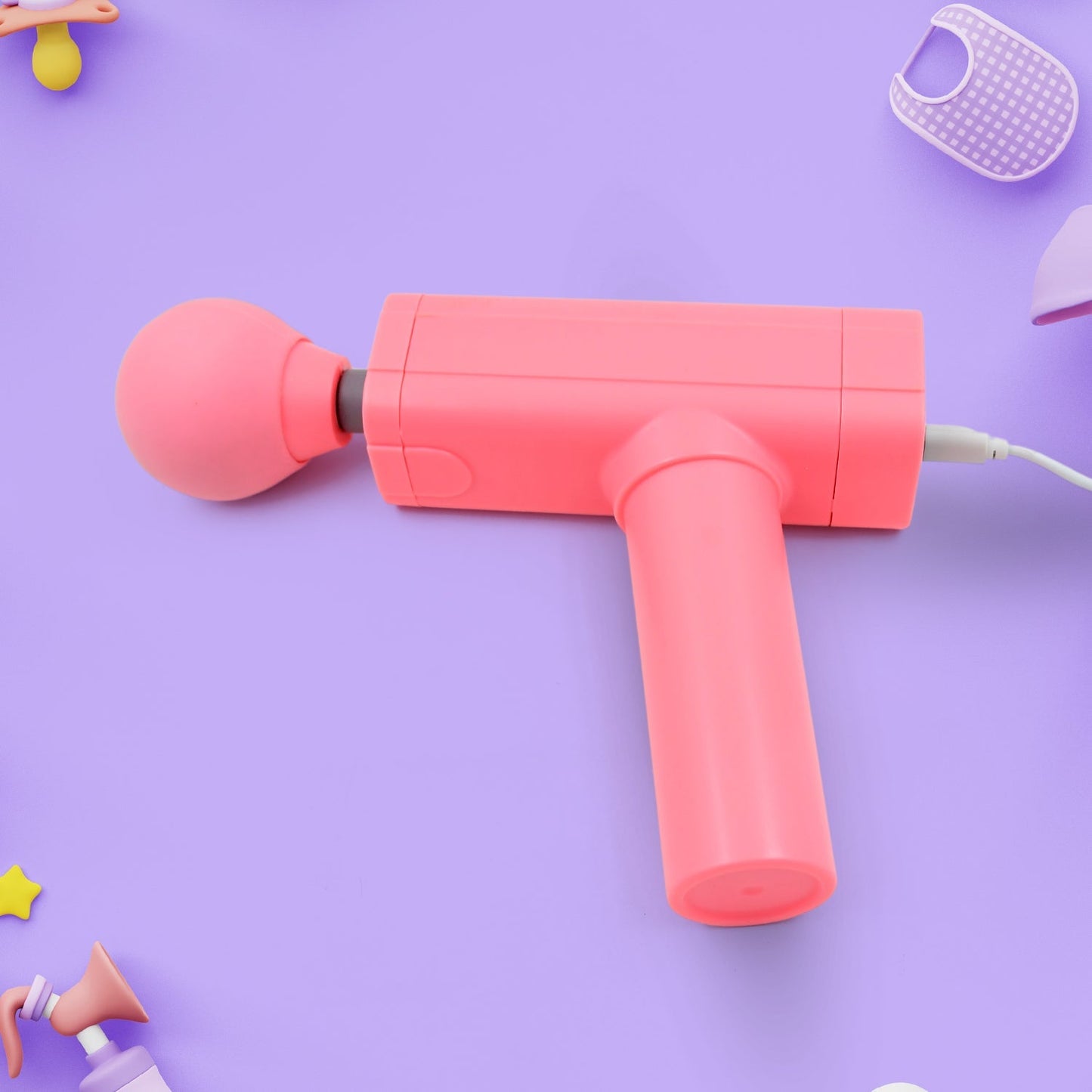 Massage Gun Deep Relax, Powerful Muscle Massager, USB Chargeable (1 Pc) signaturekarts