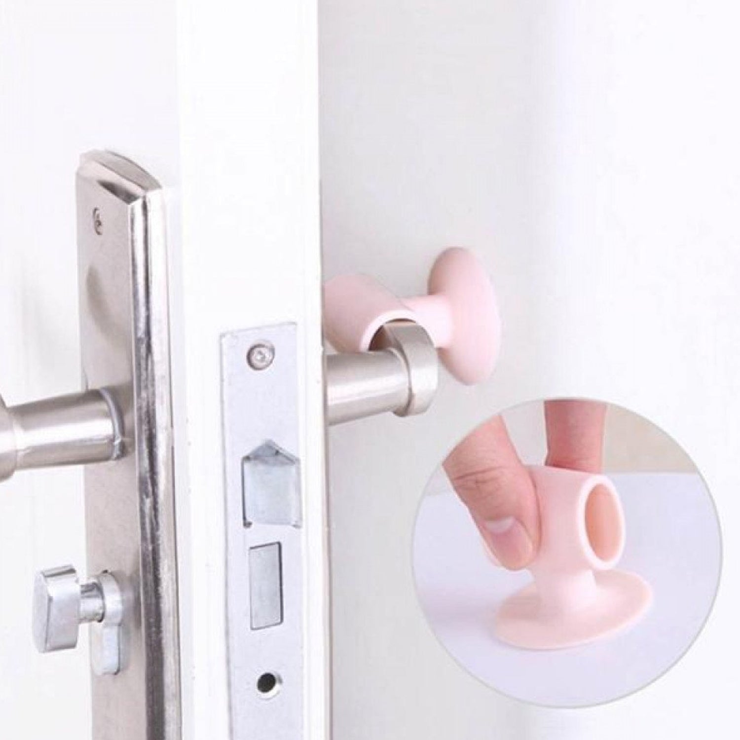 Door Stopper Mini Anti-Collision Silicone Door Handle Crash Pad signaturekarts