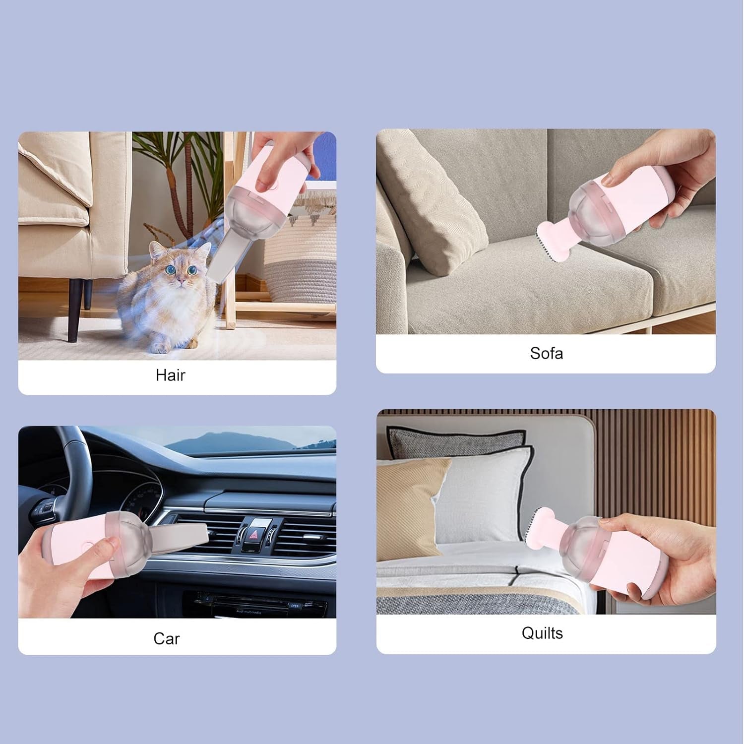 Handheld Vacuum Cleaner, Cordless Desktop Vacuum Cleaner One Button (1 pc) signaturekarts