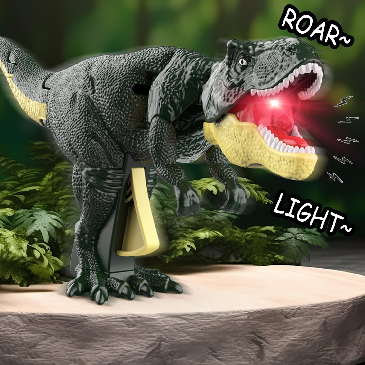 Dinosaur Roaring Toys Trigger Model with Sound Lighting Moving 3+ Years 1 Pc signaturekarts