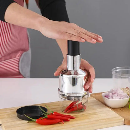 Stainless Steel Food Cutter & Chopper for Vegetables and Nuts signaturekarts