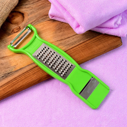 Supermom 3-in-1 Multi-Functional Stainless Steel Vegetable & Fruit Peeler (1 Pc) signaturekarts