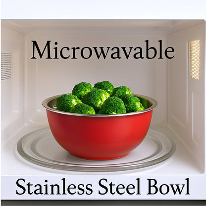 Apex 2200ml Microwave-Safe Plastic Serving Bowl with Lid (1 Pc) Signature Kart