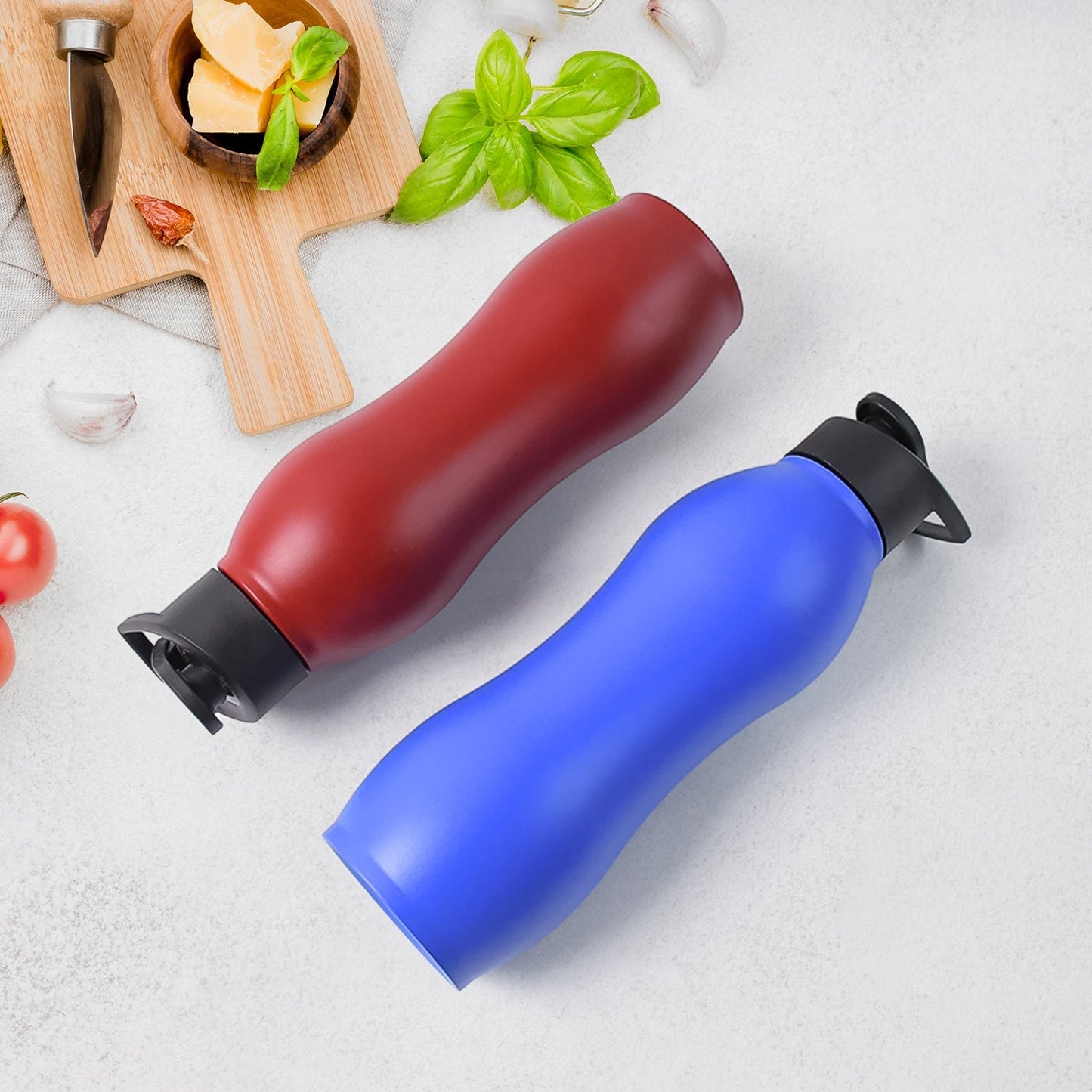 Stainless Steel Water Bottle (1000ML / Mix Colour / 1 Pc / Matte) Signature kart