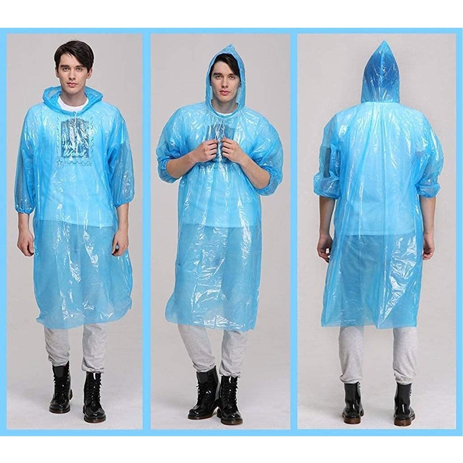 Easy to Carry Emergency Waterproof Rain coat pouch Signature Kart