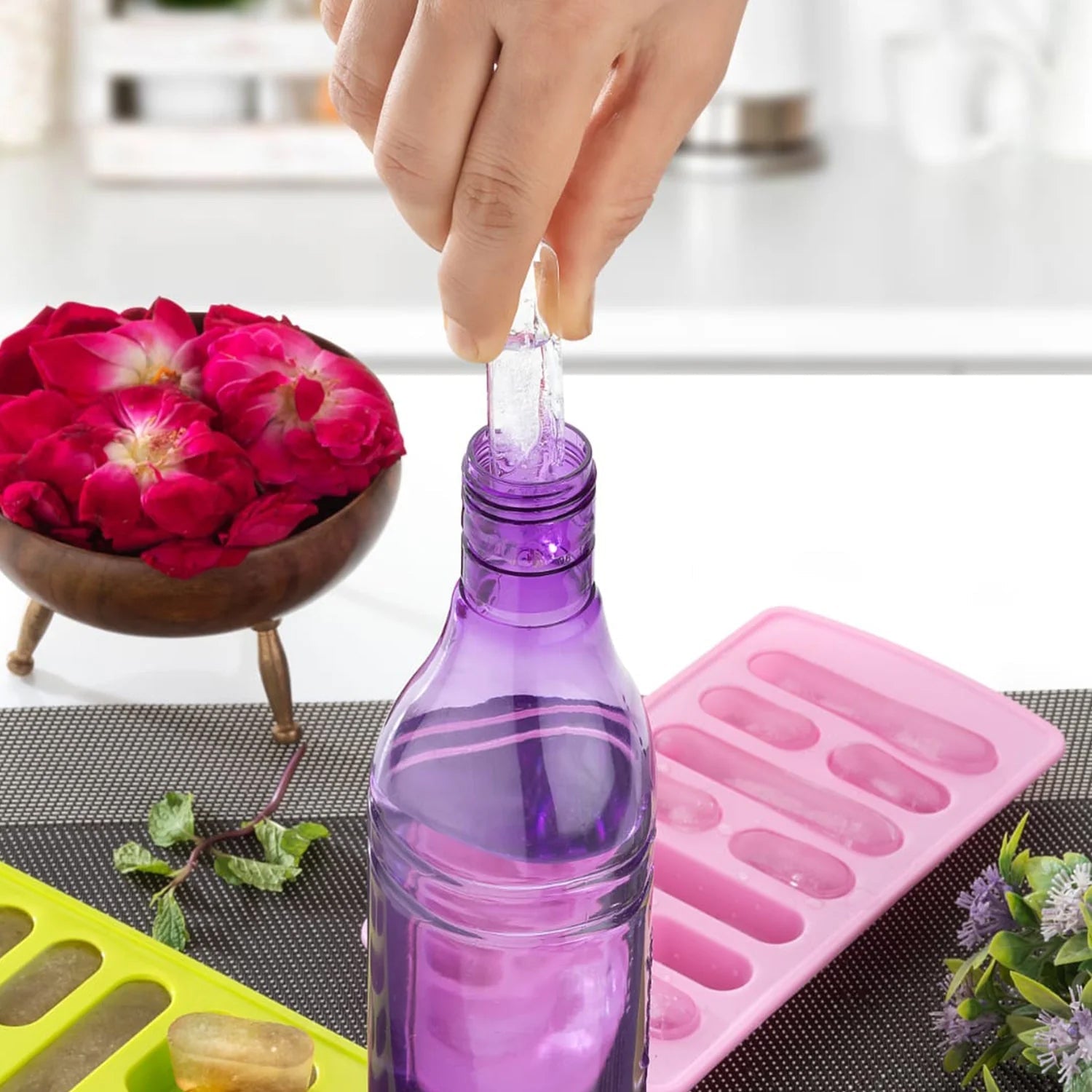 Fancy Ice Tray – Widely Used for Making Ice in Household Places (1 Pc) signaturekarts