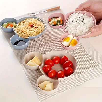 Mickey Mouse Shape Plates for Kids, Kids, Baby Cartoon Bowl Plate (1 Pc) signaturekarts