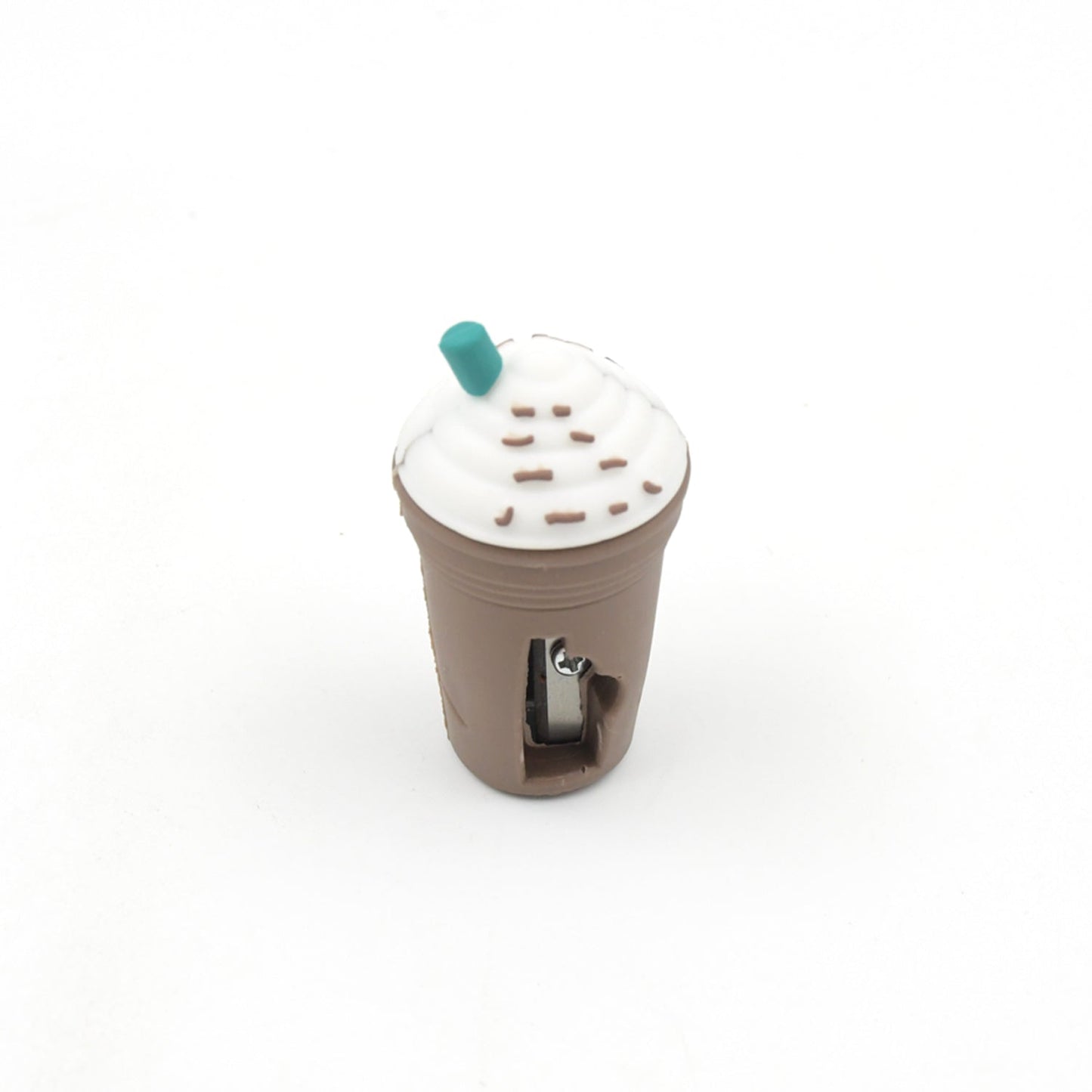 2In1 3D Cute Coffee Or Ice cream Shape sharpner Like Rotary Manual Pencil Sharpener for Kids  Ice Cream Style Office School Supplies, Back to School Gift for Students,Kids Educational Stationary kit, B'Day Return Gift (1 Pc) signaturekarts