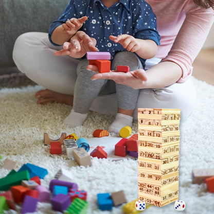 Wooden Tumbling Tower Game - (Set) signaturekarts
