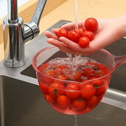 Multipurpose Kitchen Washing & Straining Bowl (1100 ML / 1 Pc) signaturekarts