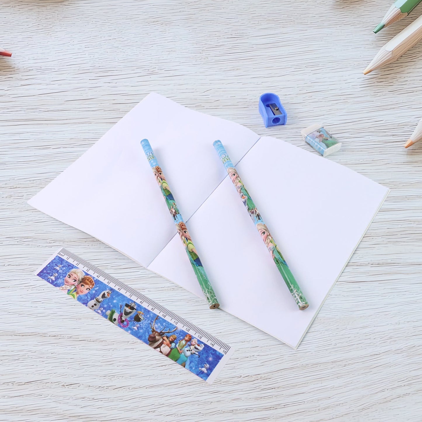 Stationery Kit for Kids - Stationery Set (6 Pcs Set / Mix Design) signaturekarts