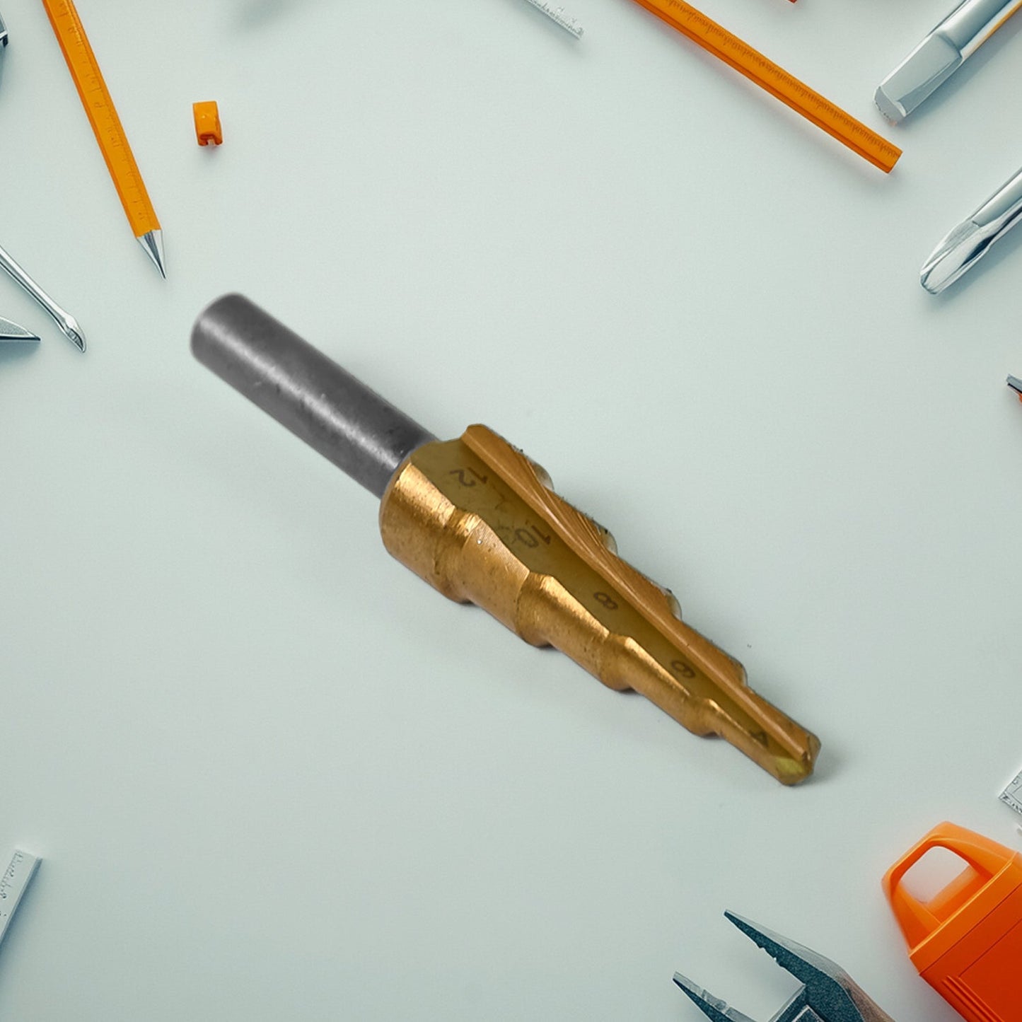Step Drill Bit for Metal, High-Speed Steel Step Drill Bit (1 pc / 4-12 MM) signaturekarts