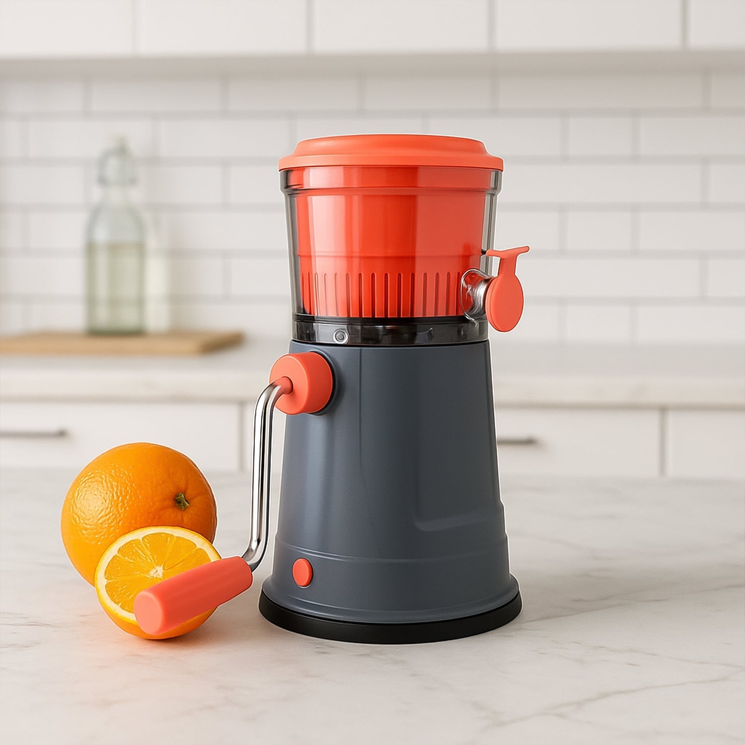 Supermom Pulpy Fruit Juicer with Extra Long Handle and Silicone Ring (1 Pc) signaturekarts