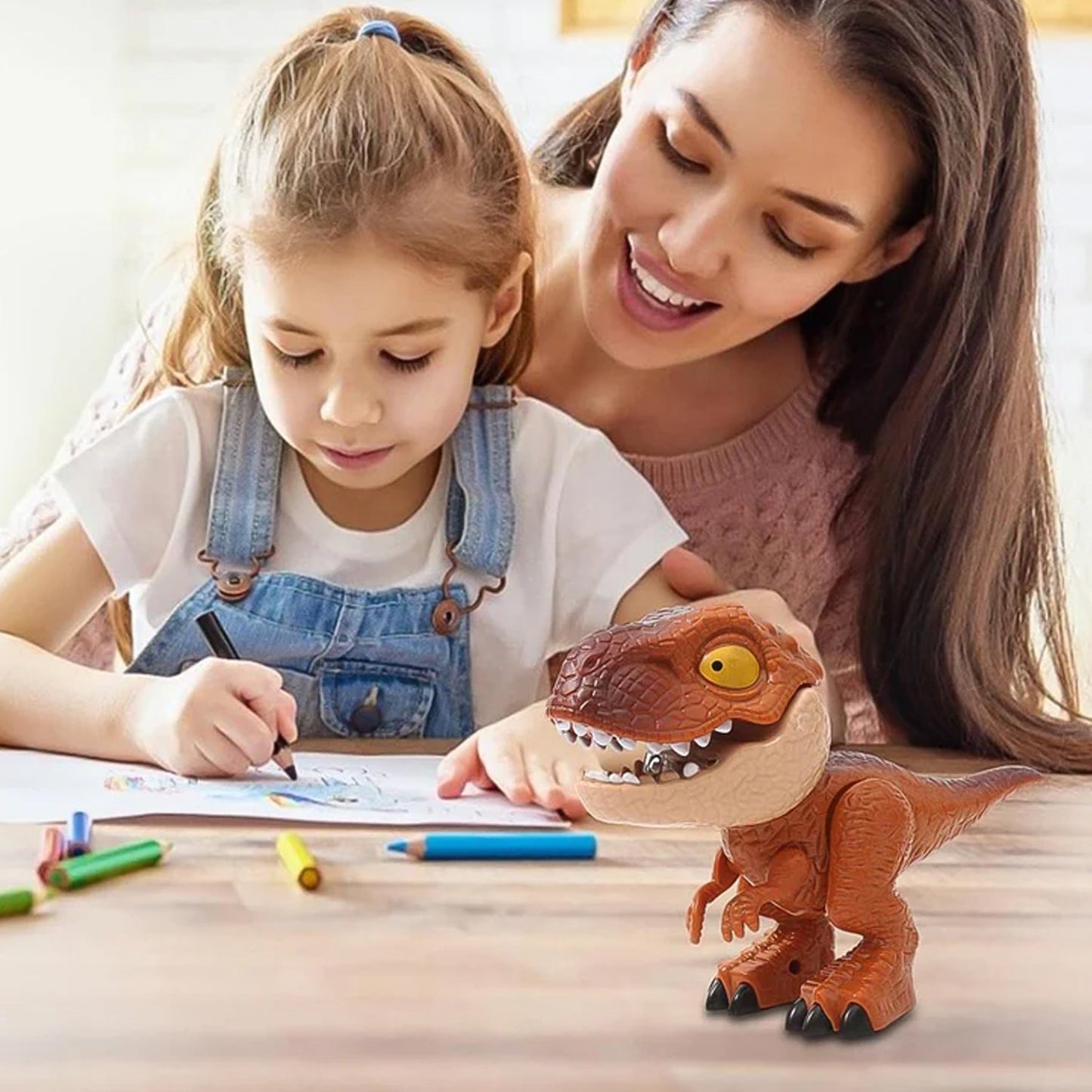 Dinosaur Shaped Stationery Gift Set for Kids Set (Mix Design) signaturekarts