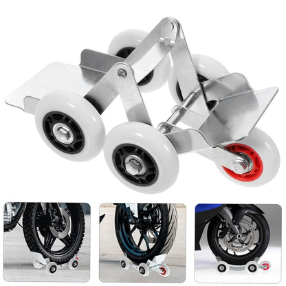 Heavy-Duty Motorcycle Front Wheel Parking Roller Stand (1 Pc) Signature Kart