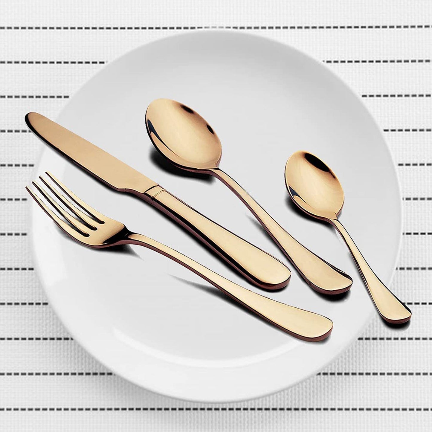 Kitchen Tableware / Flatware Sets Kitchen Forks Spoons with Gift Box (24 Pcs Set) Signaturekarts