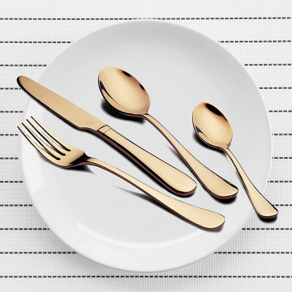 Kitchen Tableware / Flatware Sets Kitchen Forks Spoons with Gift Box (24 Pcs Set) Signaturekarts