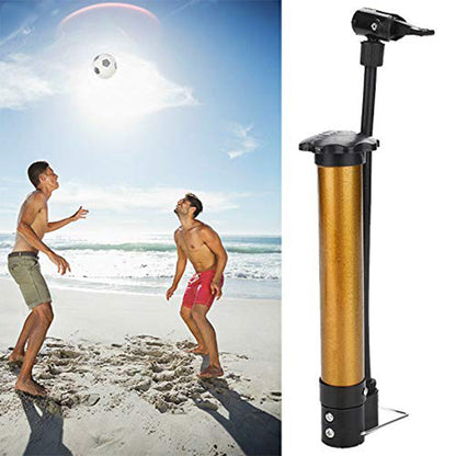 Mini Hand Air Pump – Portable Metal High-Pressure Inflator for Sports (1 Pc) signaturekarts