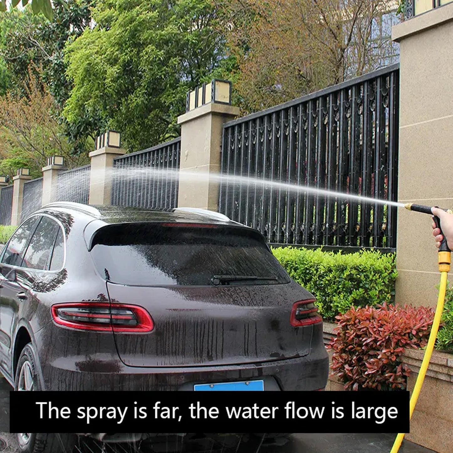 Water Spray Gun for Car Wash & Gardening (Multi-Mode, Brass) signaturekarts