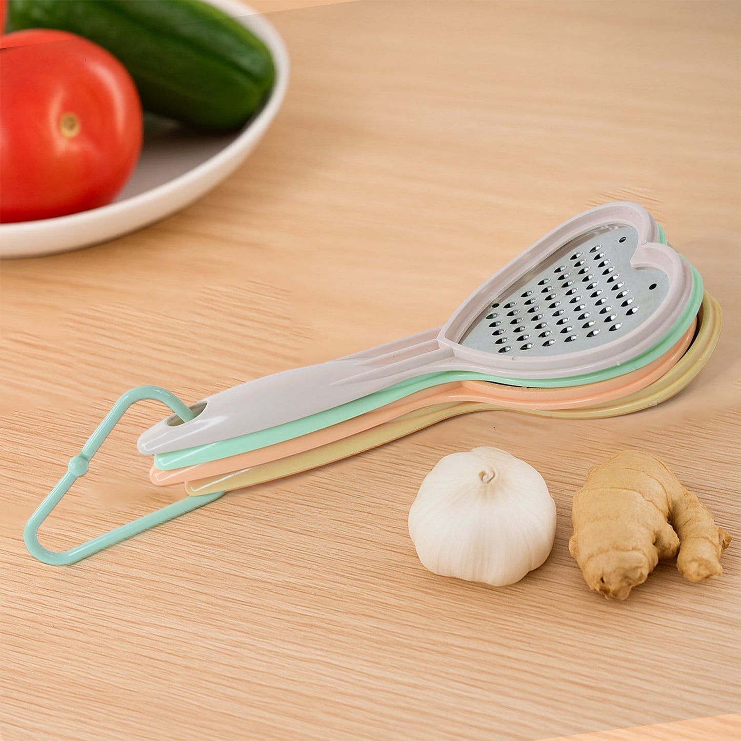 Heart Grater Set and Heart Grater Slicer Used for Grating and Slicing of Fruits, vegetables Your Brand