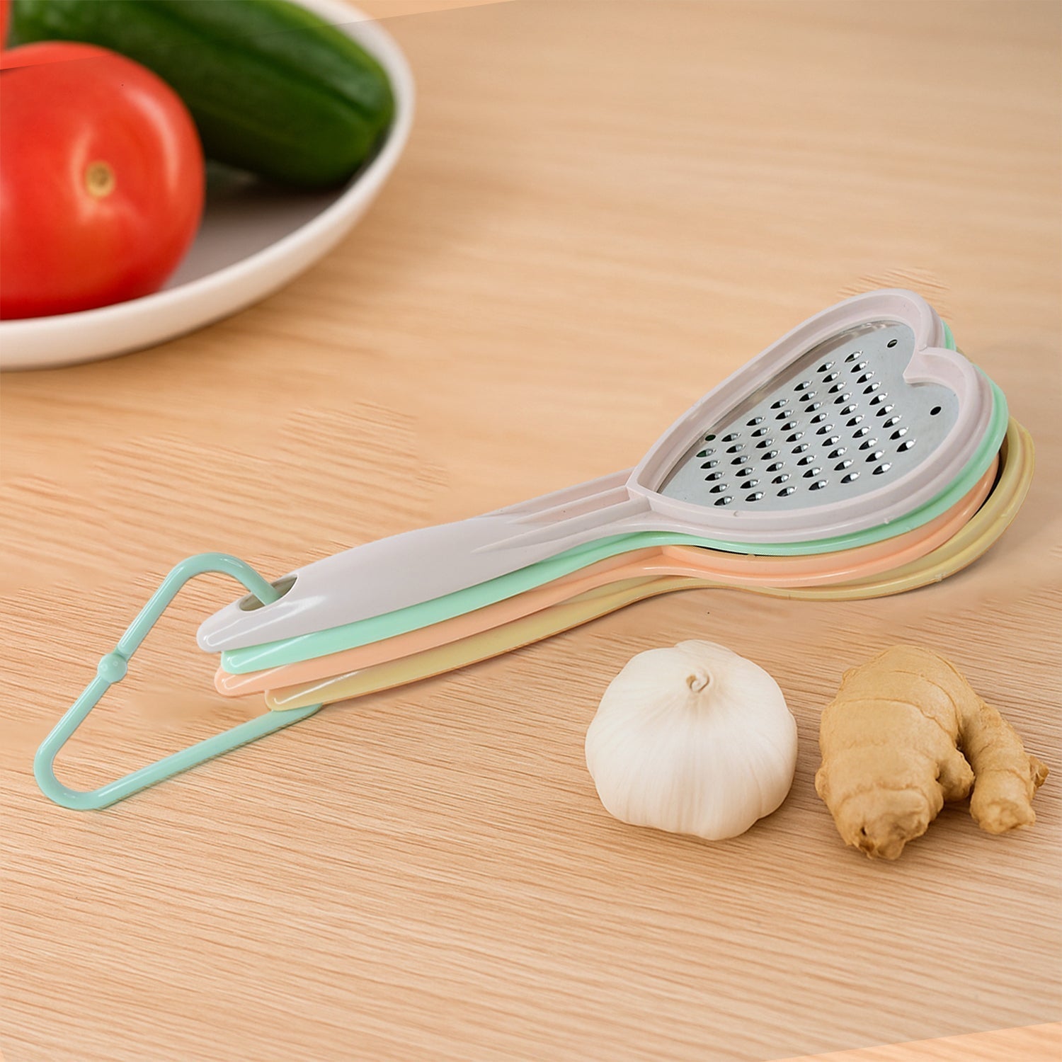Heart Grater Set and Heart Grater Slicer Used for Grating and Slicing of Fruits, vegetables Your Brand