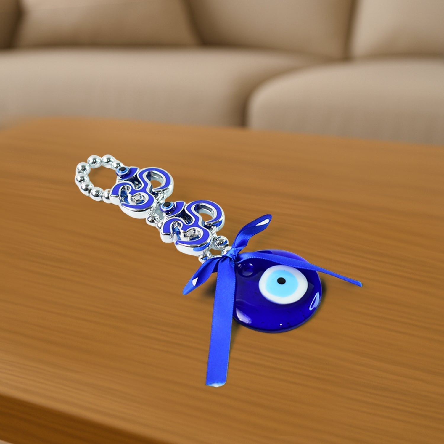 Decorative Double OM Symbol Evil Eye Hanging (1 Pc) Signature Kart