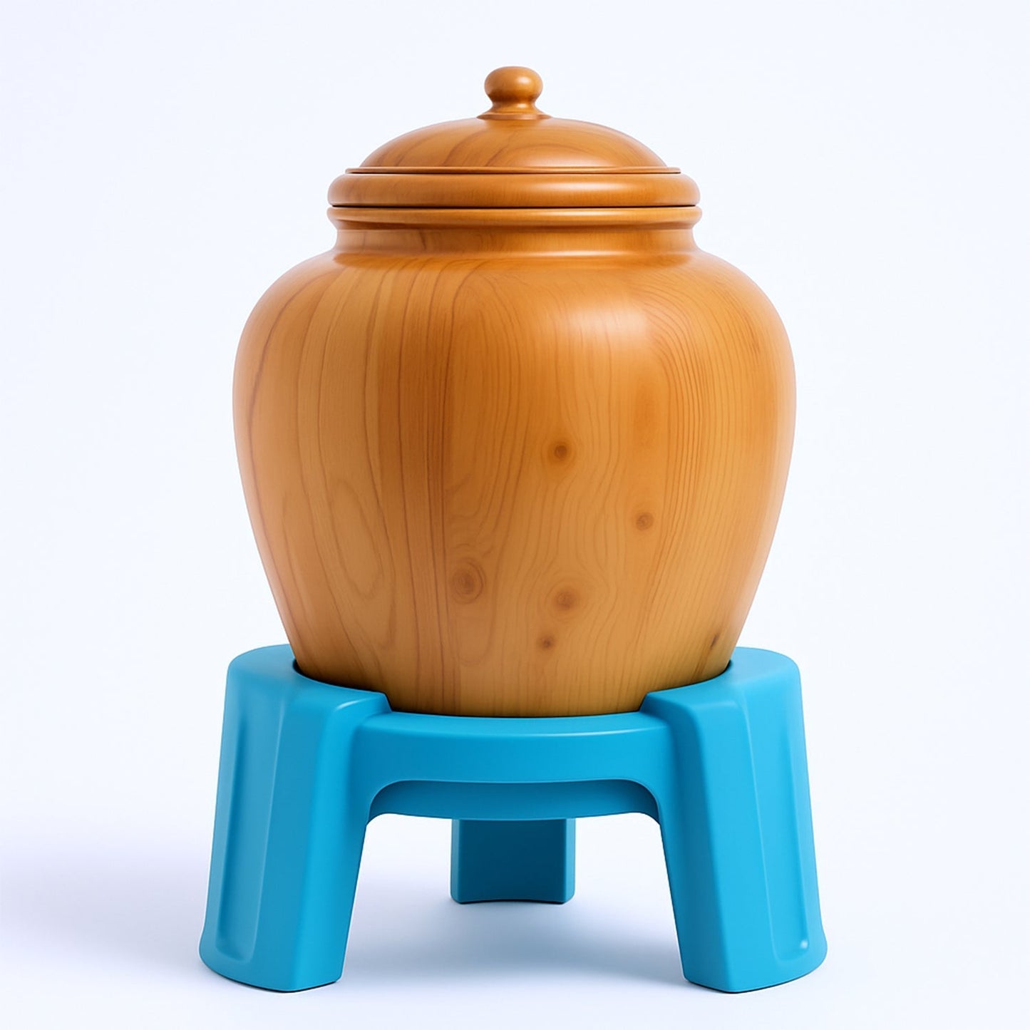 Multipurpose Unbreakable Plastic Matka Stand / Pot Stand Signature Kart