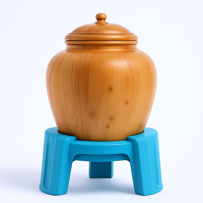 Multipurpose Unbreakable Plastic Matka Stand / Pot Stand Signature Kart