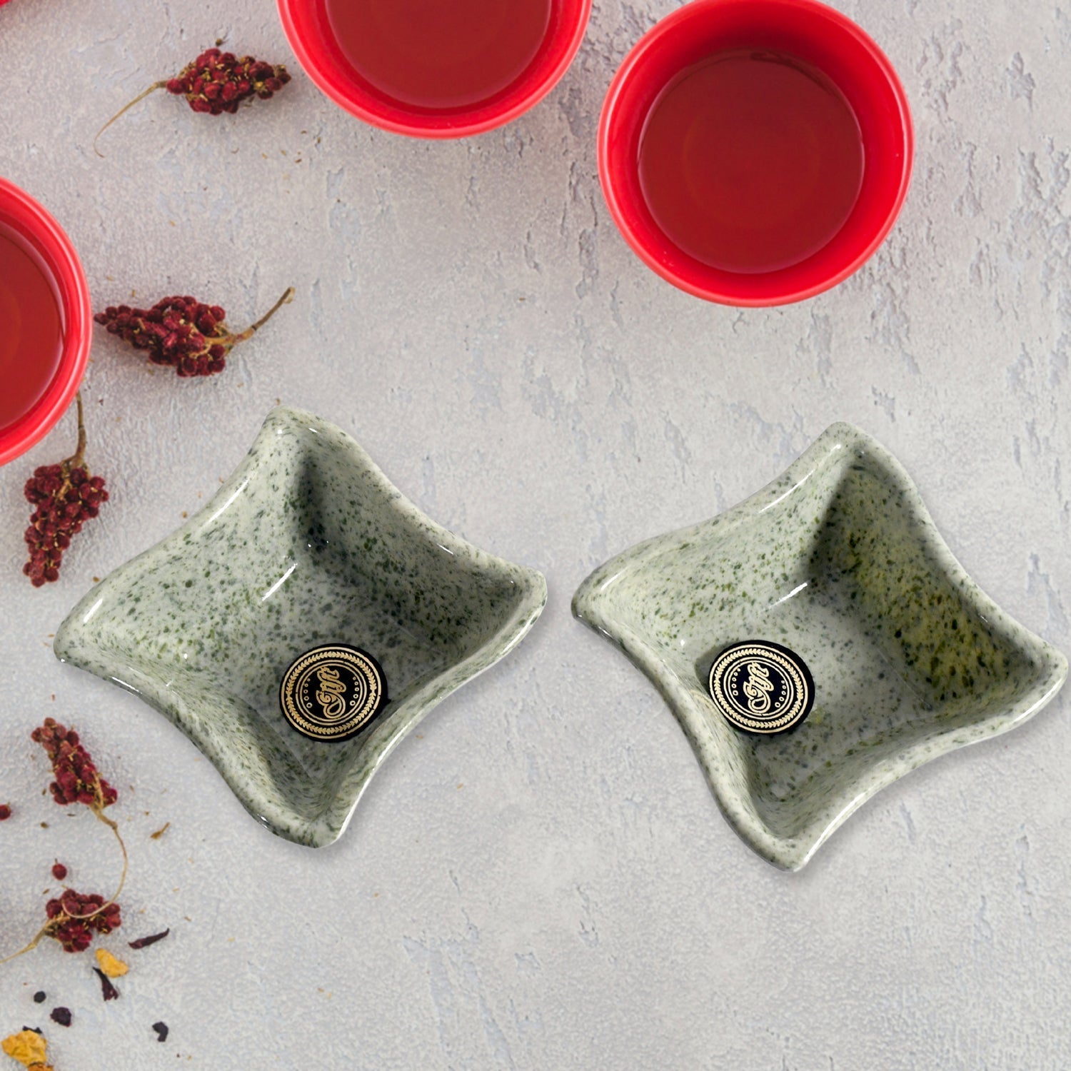 Ceramic Tea / cups / Mug Set Including Snacks / Serving Bowl Milk Cup, Coffee Cup, Tea Cup, Breakfast Cup, Drinking Mug or Outdoor for Household, Gift for Birthday, Wedding Party (4 Pcs set) signaturekarts