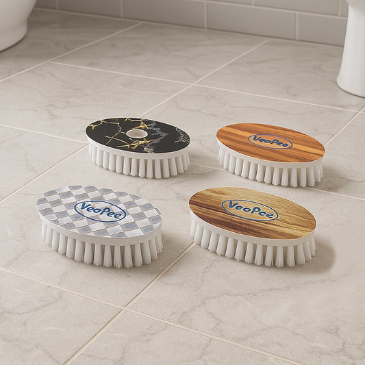 VeePee Oval Cloth Washing Brush Set (4 Pc) Signature Kart
