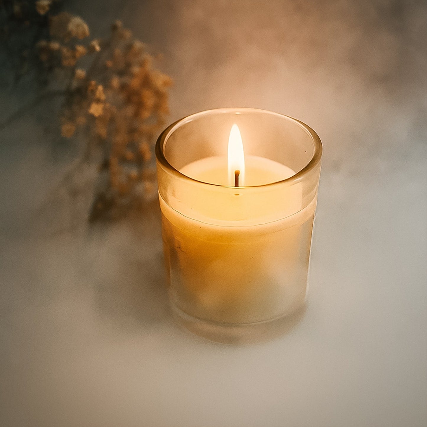 In'lief Scented Votive Jar Candle in Glass / Sweet Dreams Soy Blend Candle (50 Gm) signaturekarts