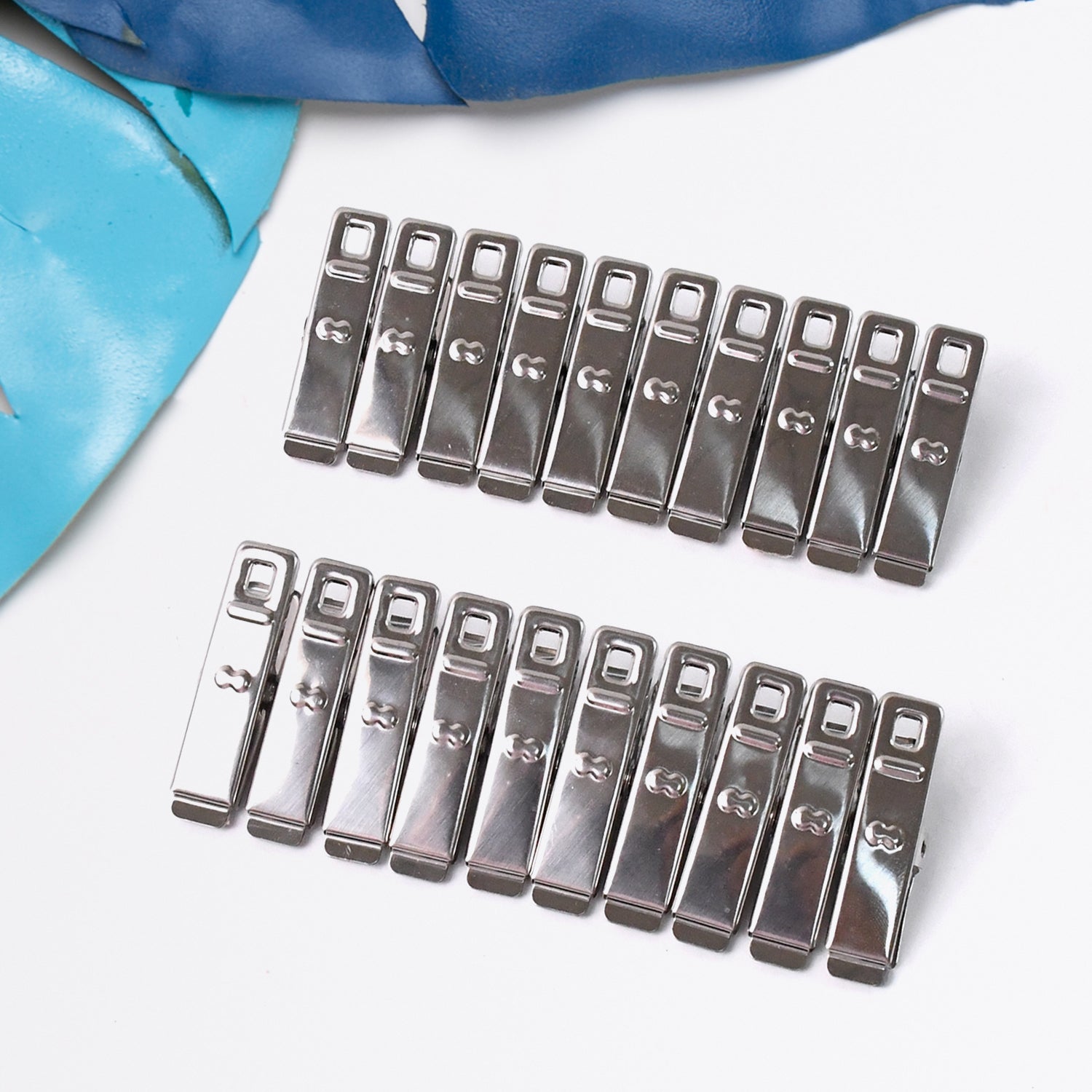 Cloth Drying Pins Stainless Steel Cloth Clips (20 Pcs Set) Signature kart