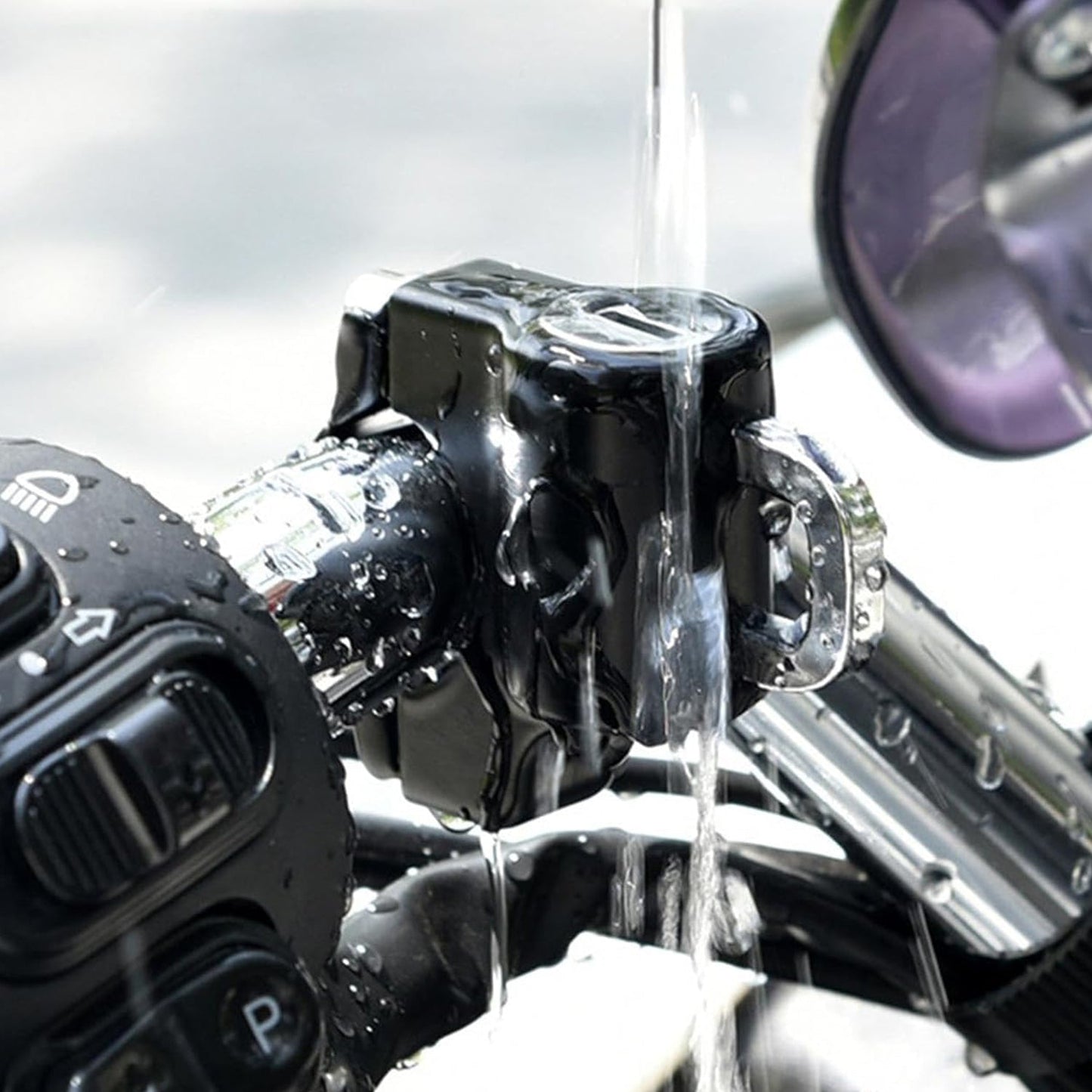 Heavy-Duty Helmet Lock for Motorcycle Signature Kart
