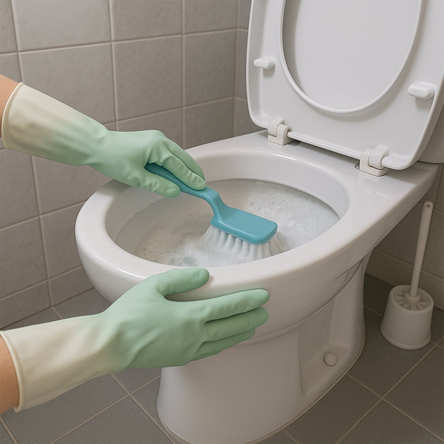 Latex Household Gloves (2 Pair / Mix Color) Signature kart