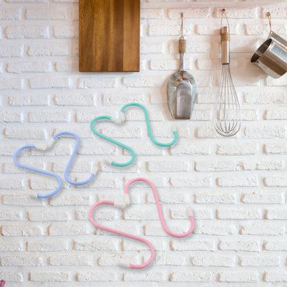 S Shape Metal Hooks for Hanging, Heavy Duty S Shaped Hooks (6 Pcs Set) signaturekarts