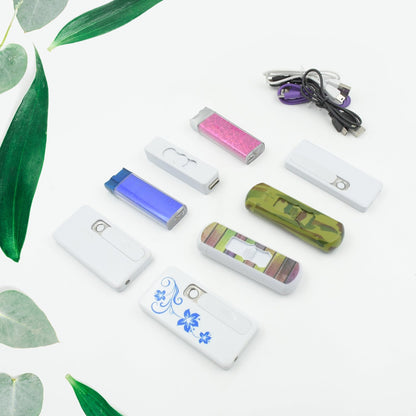 Stylish Electric USB Lighter for Men & Women (Rechargeable, Windproof) signaturekarts