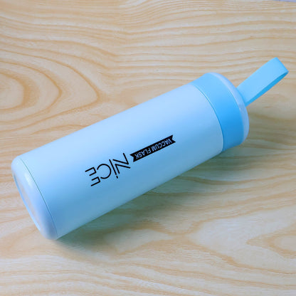 Plastic Water Bottle 400 ML Leak Proof Daily Use Bottle for Children Mix Color 1 Pc signaturekarts