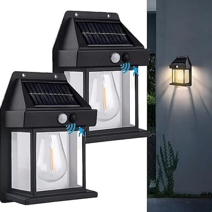 Solar Wall Lamp – Wireless Outdoor Light with Motion Sensor & 3 Modes signaturekarts