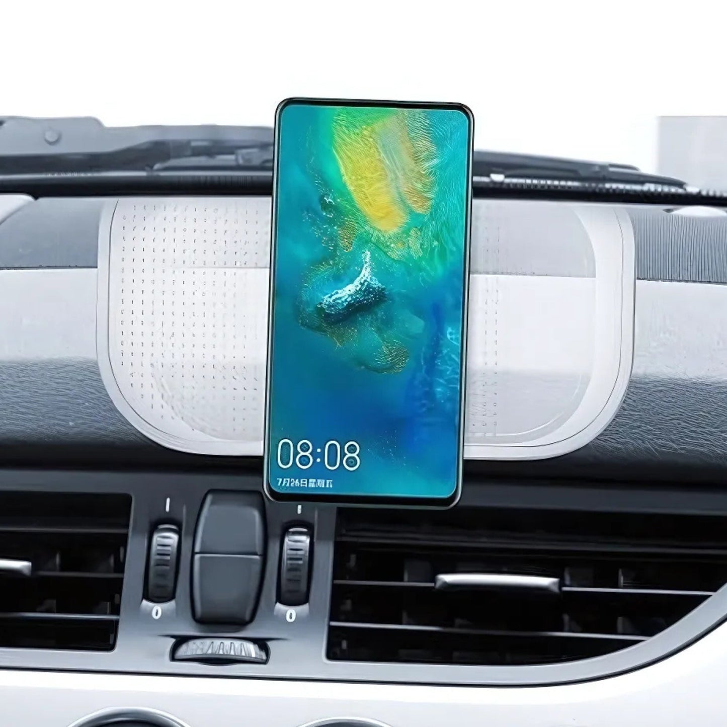 Large Transparent Anti-Slip Dashboard Mat for Car (1 Pc) Signature Kart
