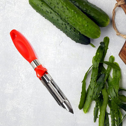 Multipurpose 2-in-1 Stainless Steel Knife & Peeler (1 Pc) Signature Kart