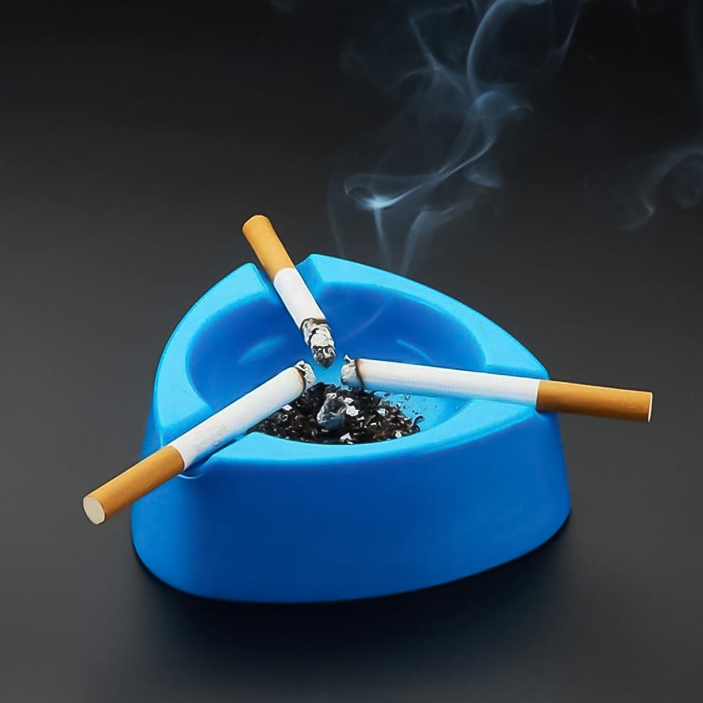 Oblivion Heavy Duty Plastic Ashtray (mix color & 1 Pc) Signature Kart