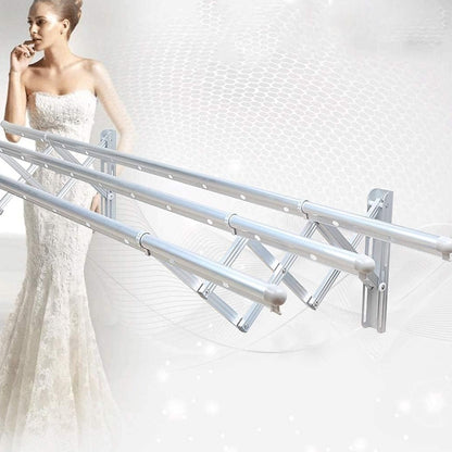 Clothes Rail Rack for Drying Clothes with Foldable Airer & Towel Holder for Home signaturekarts