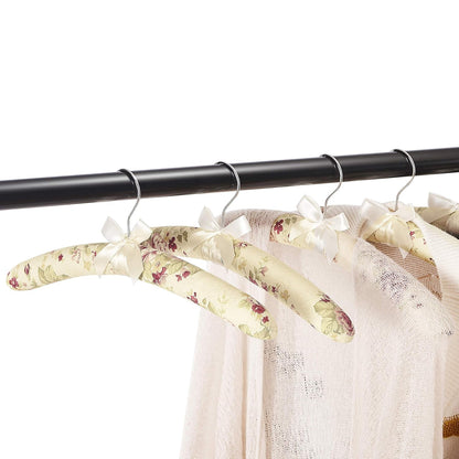 Premium Padded Floral Clothes Hanger (1 Pc) signaturekarts