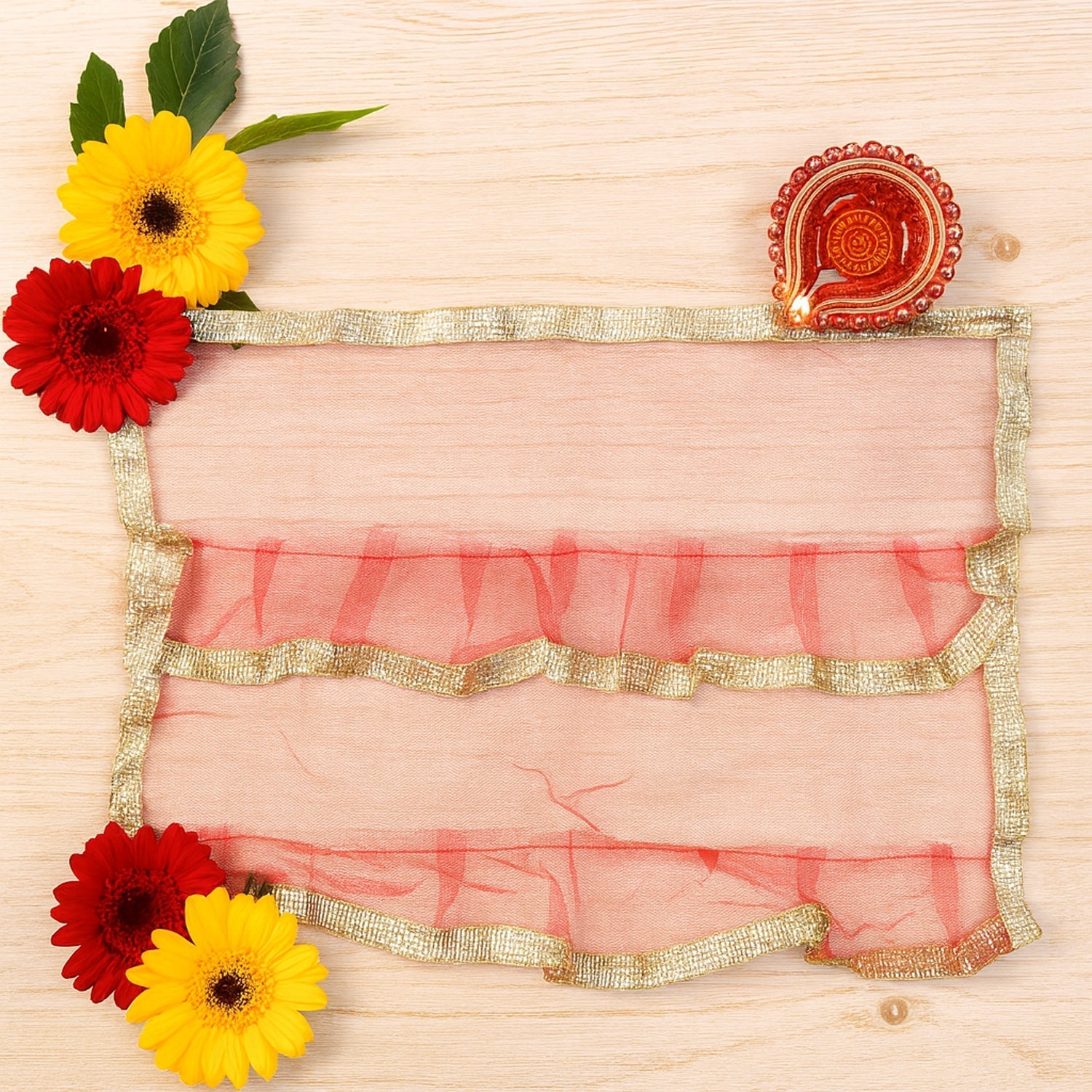 Premium Tulsi Vastra Pooja Cloth – 2-Piece Set The Morsignaturekarts