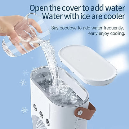 Portable Tower Mist Spray Cooling Fan, Air Cooling Fan (1 Pc) Signature kart