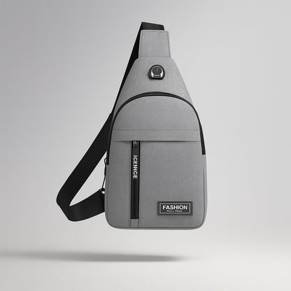 Waterproof Waist Bag – Shoulder Crossbody Bag with USB Charging Slot signaturekarts