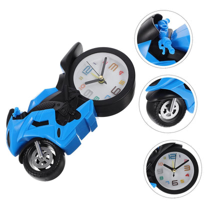 Retro Motorcycle Alarm Clock – Novelty Bike Engine Style Desk Clock signaturekarts