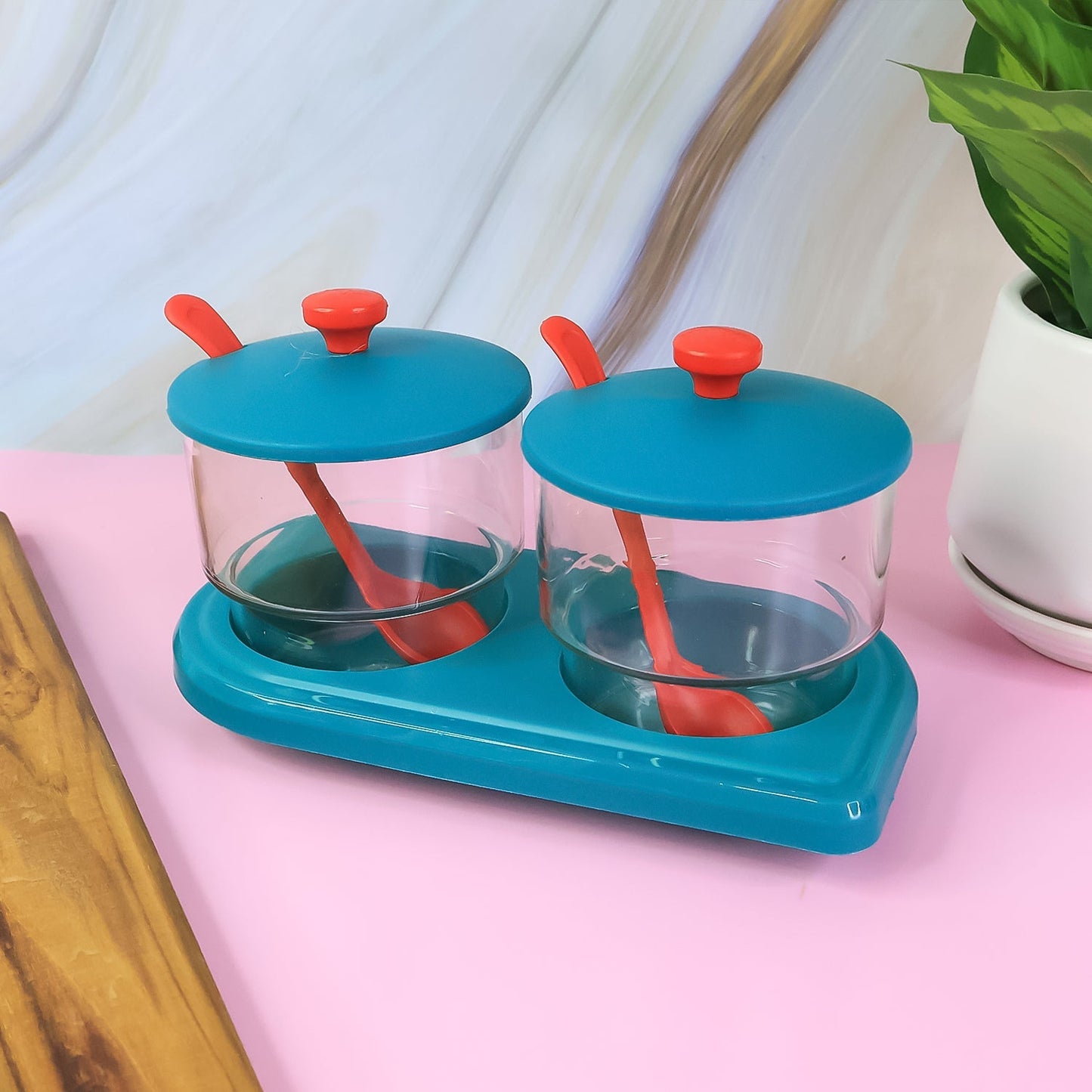 supermom Storewell Multipurpose Spice and Condiment Container Set (2 Pc) signaturekarts