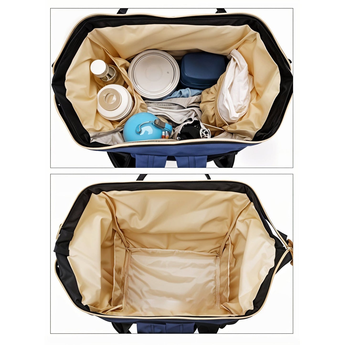 Multipurpose Large Capacity Mom's Backpack Diaper Bag (1 Pc) signaturekarts